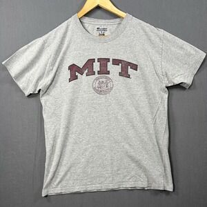 Champion MIT Massachusetts Institute Of Technology  T-Shirt Men's Medium Grey